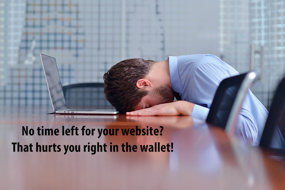 no time left for your website